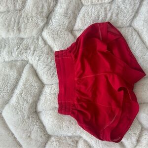 lululemon athletica Red Athletic Shorts
